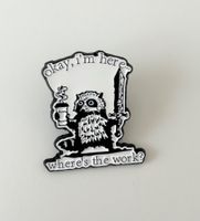 Pin - hard worker - New