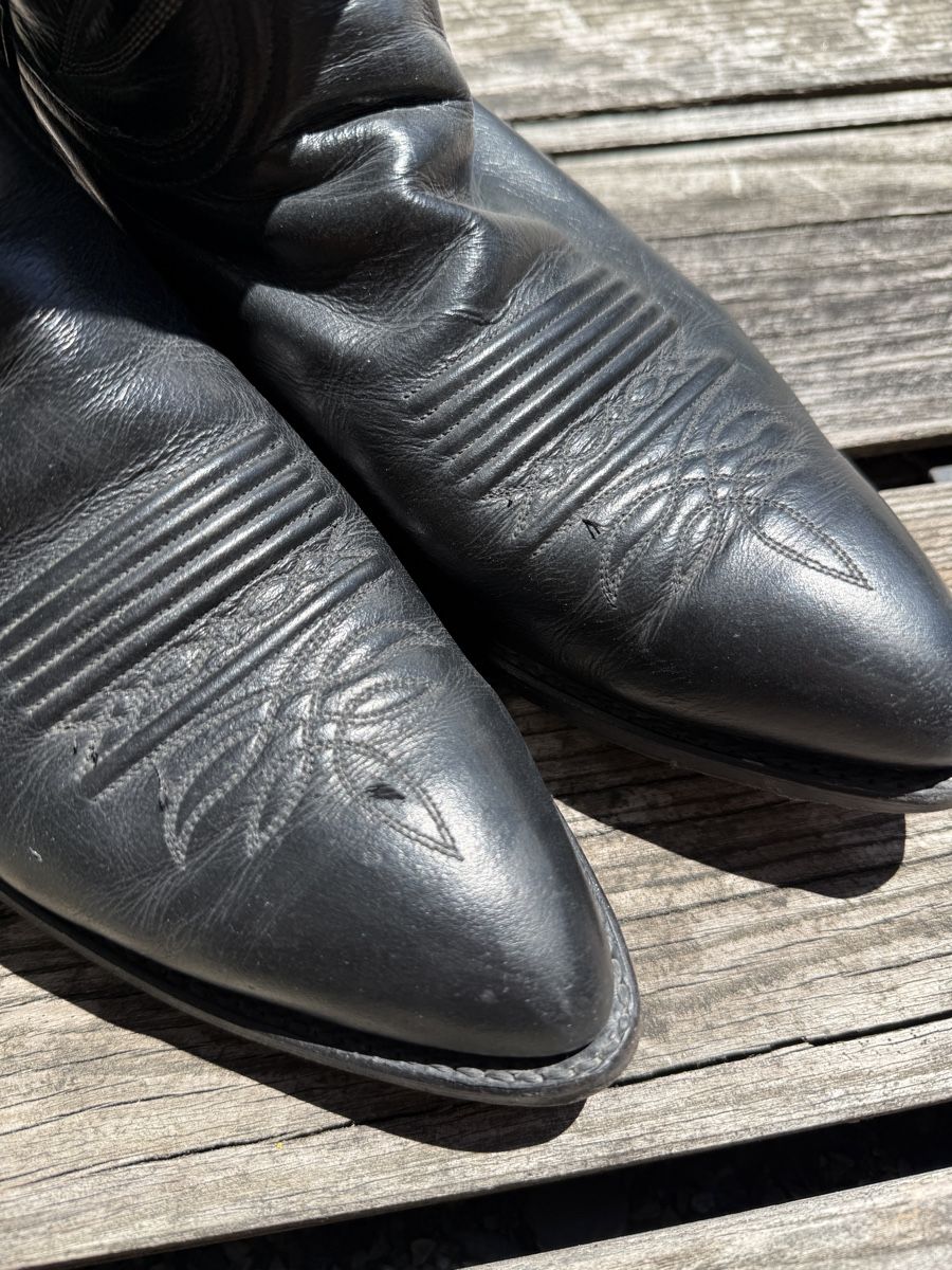 Scarpe da uomo: Schwarze Dan Post Herren Cowboy Boots – Usato da Donzhausen venduto da anku1143 3