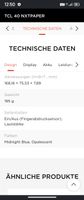 TCL 40 NXTPaper Smartphone Midnight Blue 256GB neu