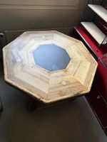 Antiker Tisch, massiv Holz, achteckig,