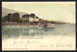 AK Neuchatel, Musée des Beaux-Arts
