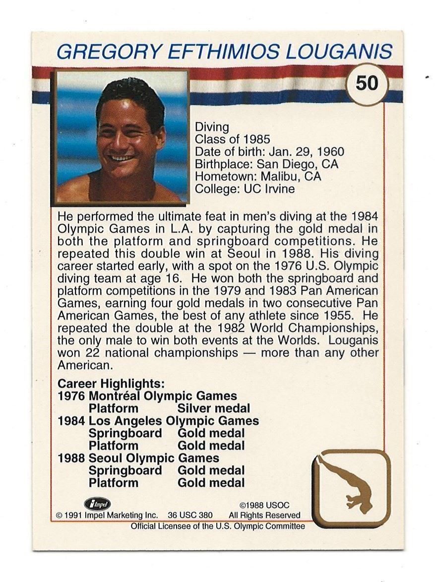 Autografi: GREG LOUGANIS - 4 x OLYMPIA GOLD – Usato da Basel venduto da verano1000 1