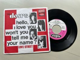 DOORS rare Single Hello I love you Top Blues MORRISON France
