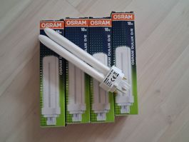 4 X STECKSOCKEL LAMPE 18 WATT OSRAM
