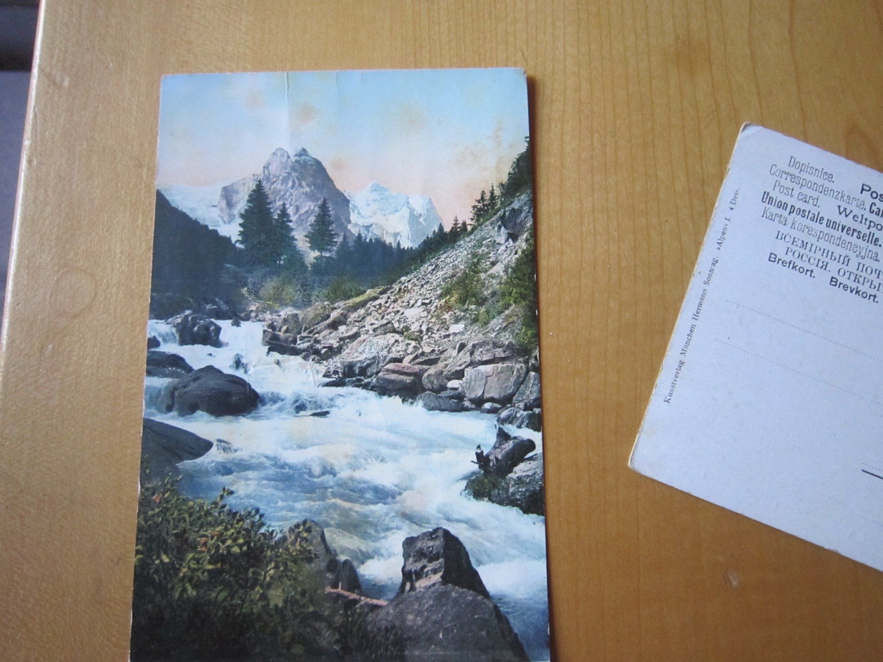 Cartoline postali: No 15 zwei antike Postkarten Alpen – Usato da Gordola venduto da Polentaefung 4