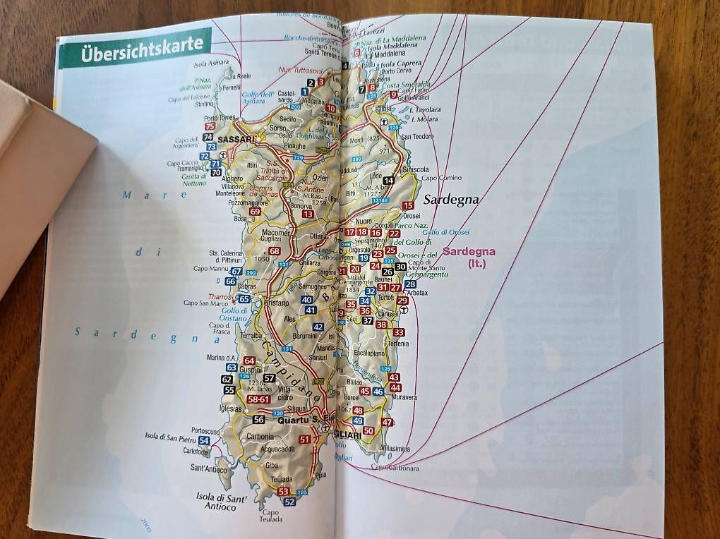 Libri: Kompass Wanderführer Sardinien 2026,  neu – Nuovo (secondo la descrizione) da Fehraltorf venduto da verenae12 2