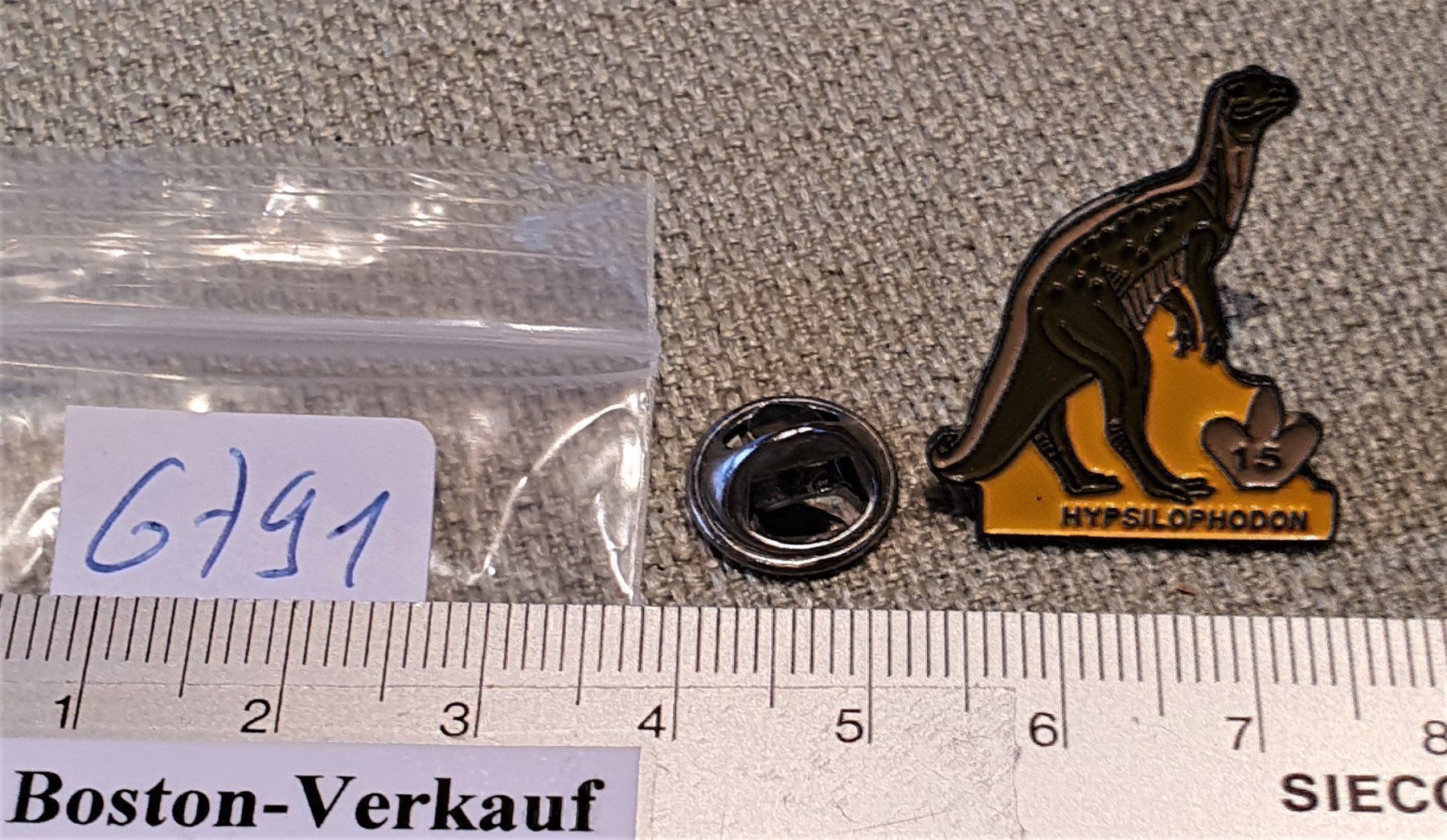 Broschen & Nadeln: G791 - Pin Dinosaurier – Gebraucht aus Reinach BL von Boston-Verkauf 1