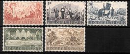 Liechtenstein Serie 166-170 * 600 Jahr-Feier 22.4.1942