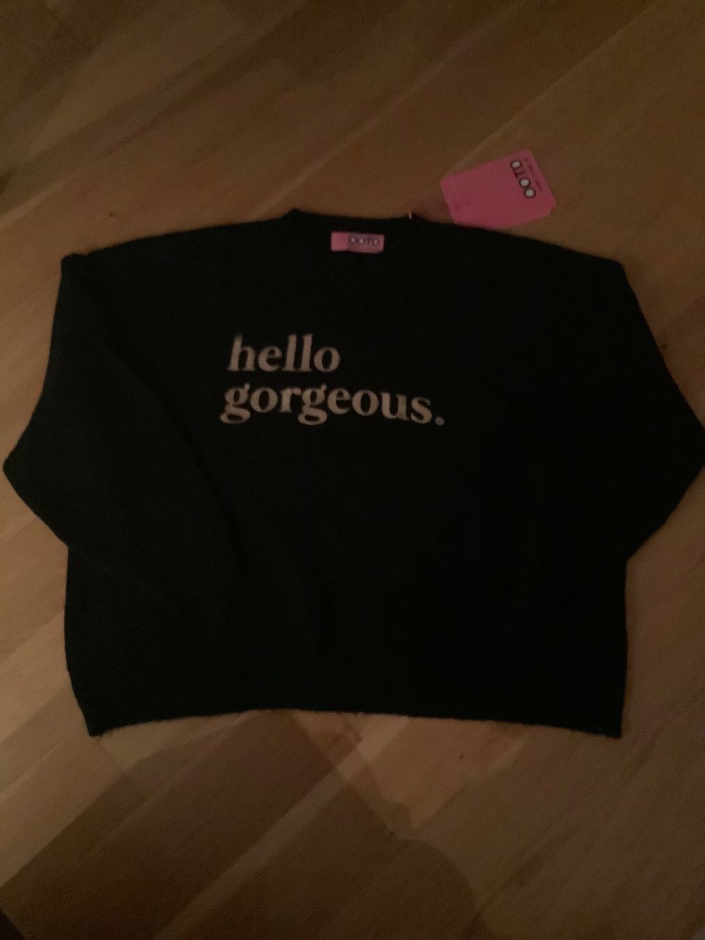 Pullover & Sweatshirts: Pullover schwarz mit Druck in Roségold, Gr. 38, neu – Neu und originalverpackt aus Kreuzlingen von shopaholicatheart_4 3