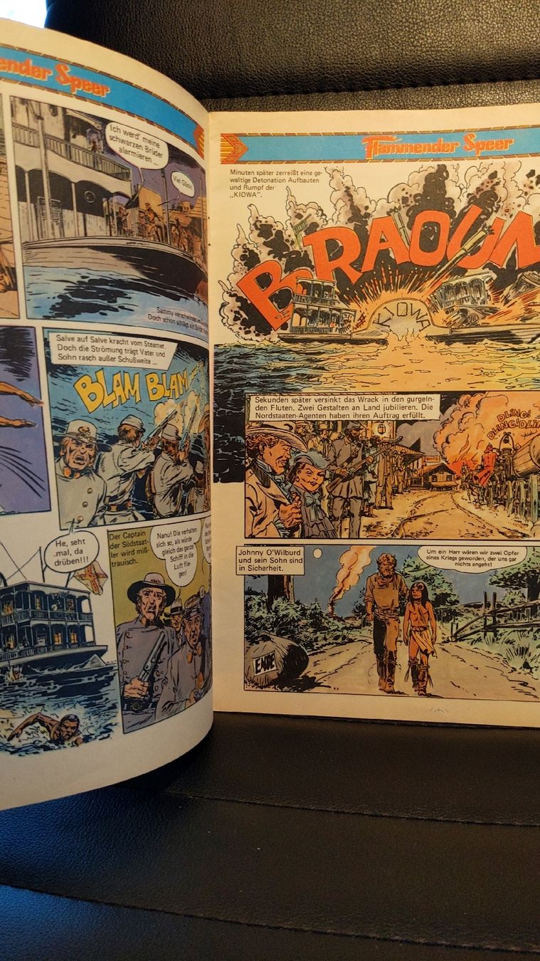 Fumetti: Flammender Speer - Der grosse Häuptling Nr. 16 - mit Poster! – Usato da Niederscherli venduto da Mon_Art 2