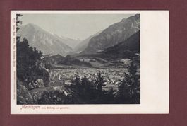 MEIRINGEN vom Brünig aus gesehen