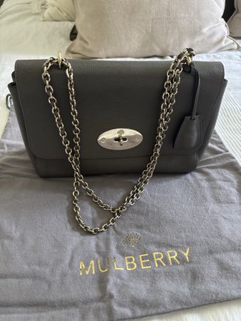 Authentic Mulberry Lily Bag - Grey Gold hardware (2015)