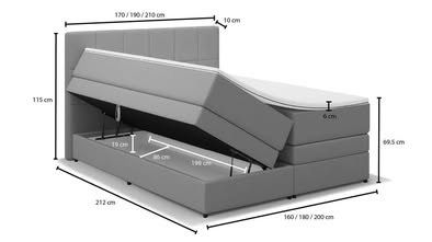 Conforama Betten: Boxspringbett – Gebraucht aus Rottenschwil von BSig1808 3