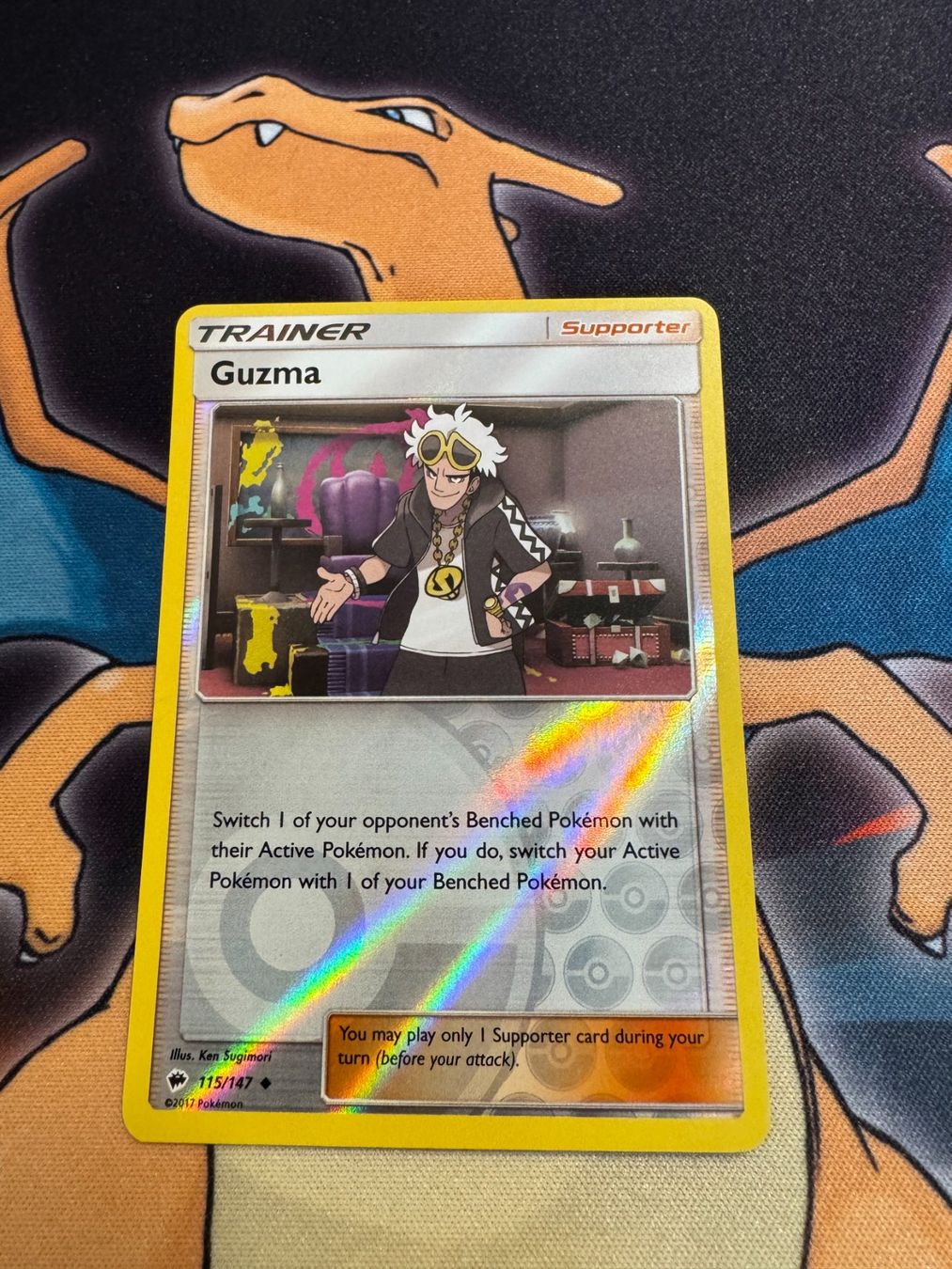 Pokémon Carte collezionabili: Guzma (BUS 115) - Reverse Holo - Burning Shadows – Nuovo (secondo la descrizione) da Bülach venduto da Pfrenzel