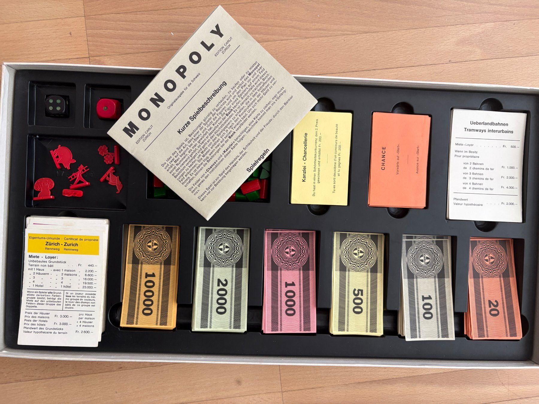 Carlit Giochi: Monopoly 1962 Schweizer Edition – Usato da Dietlikon venduto da p0i_kyg7 3