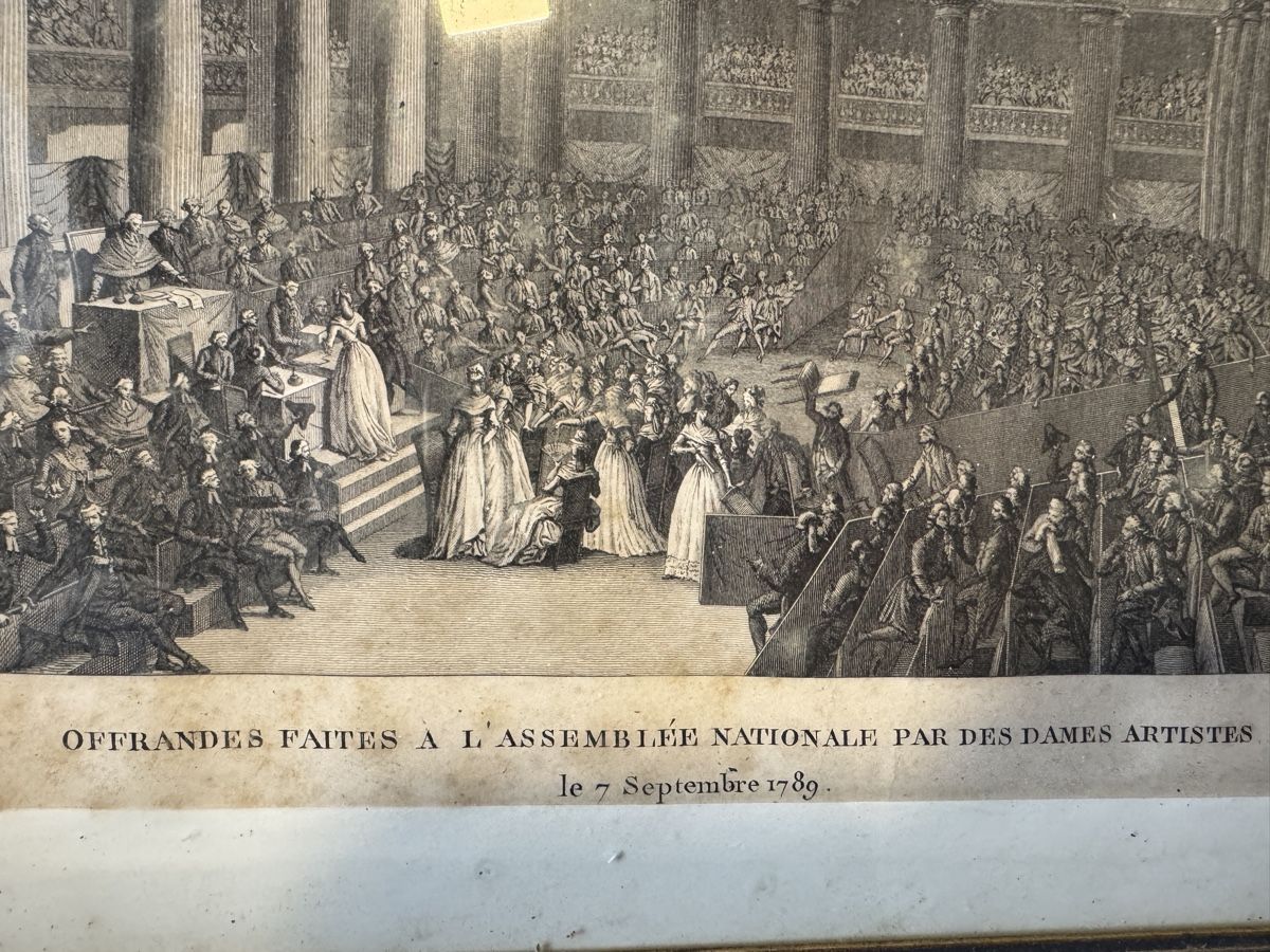 Incisioni: Gravure ancienne Révolution 1789 - Assemblée Nationale - – Usato da Erde venduto da CBarts 3