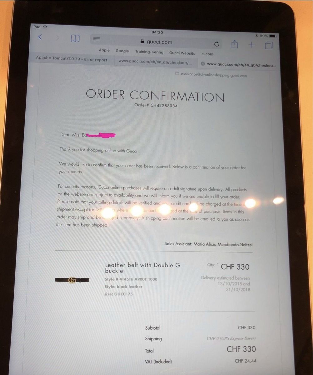 Gucci Cinture: Gucci Gürtel Schwarz Leder – Usato da Röthenbach Hbsee venduto da giuuliaaaaaa 4