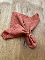 Musselin Servietten terracotta