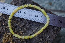 Jade  Gelb    Armband  4mmx2mm  18,5cm   TOPSTONE