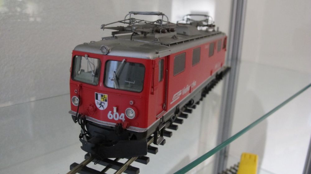 RhB E-Lok Lemaco Ge 4/4 Calanda rot Kat. No. 0m-004/2 in OVP (Gebraucht ...