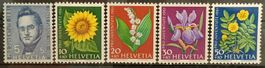 1961 PJ Wiesen & Gartenblumen postfrisch**