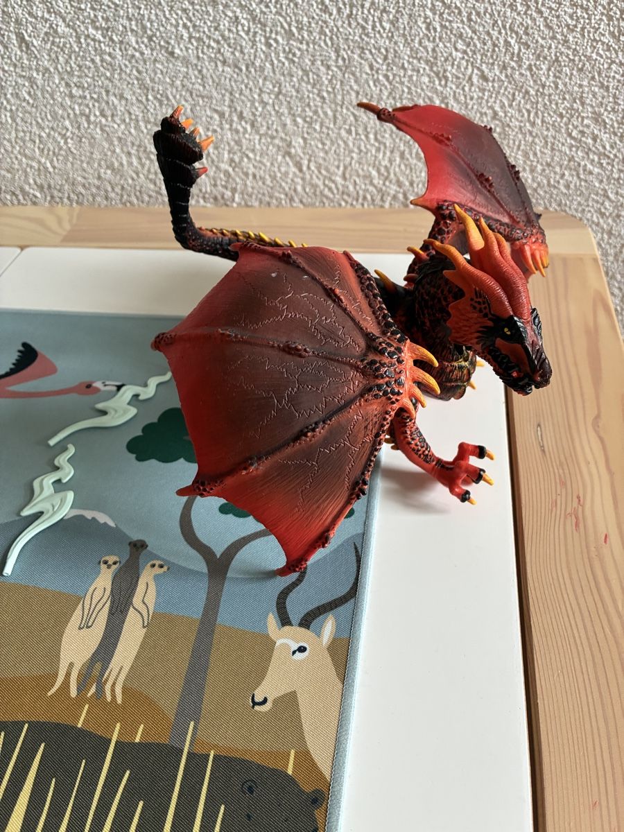Schleich Spielzeuge: Schleich Drachen Figur rot schwarz  – Gebraucht aus Mitlödi von mey_9hxh 3