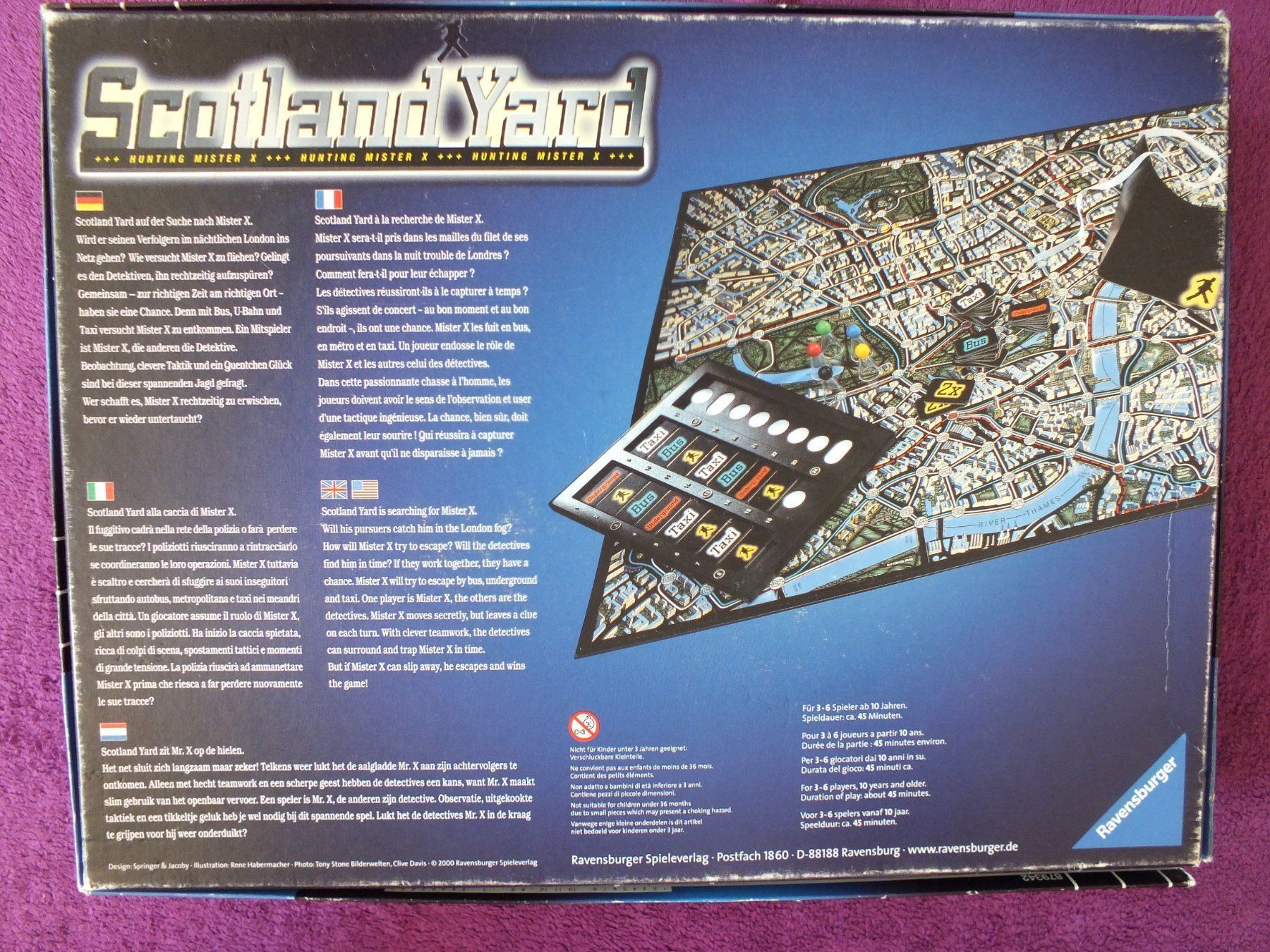 Ravensburger Giochi: Ravensburger Spiel - Scotland Yard – Usato da Müllheim Dorf venduto da Seeeule01 3