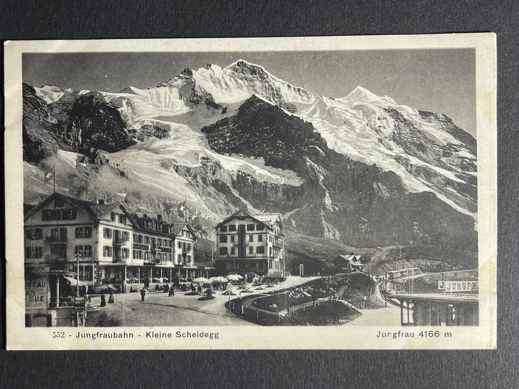 Ansichtskarten: Jungfraubahn - kleine Scheidegg – Gebraucht aus Steg VS von _vinci_