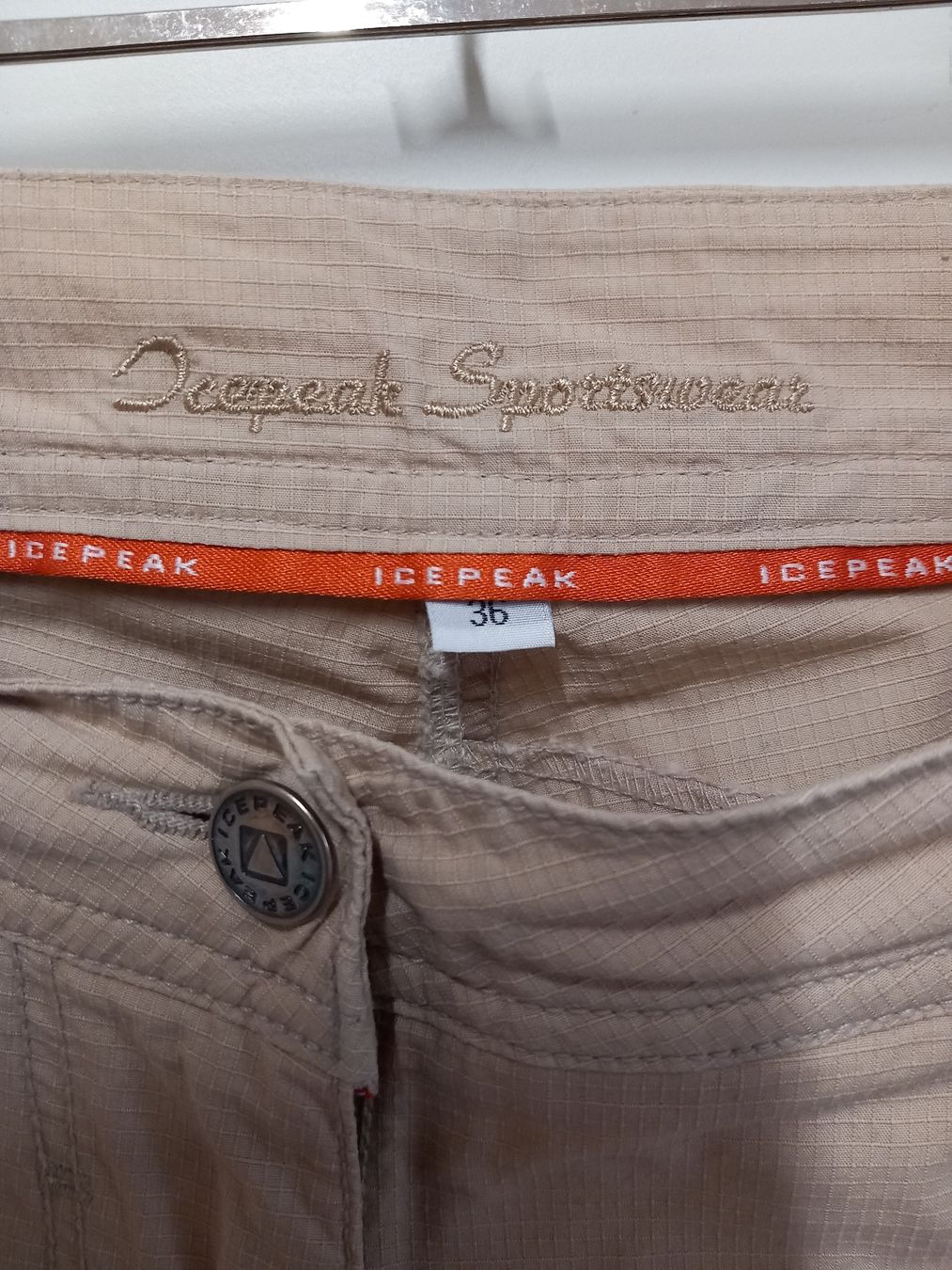 Icepeak Pantaloni: Icepeak Wanderhose Gr.36 beige – Usato da Merligen venduto da muss_haben 2
