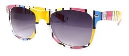 Color Brick Wayfarer Sonnenbrille ice pink gelb SBU1061PKYL