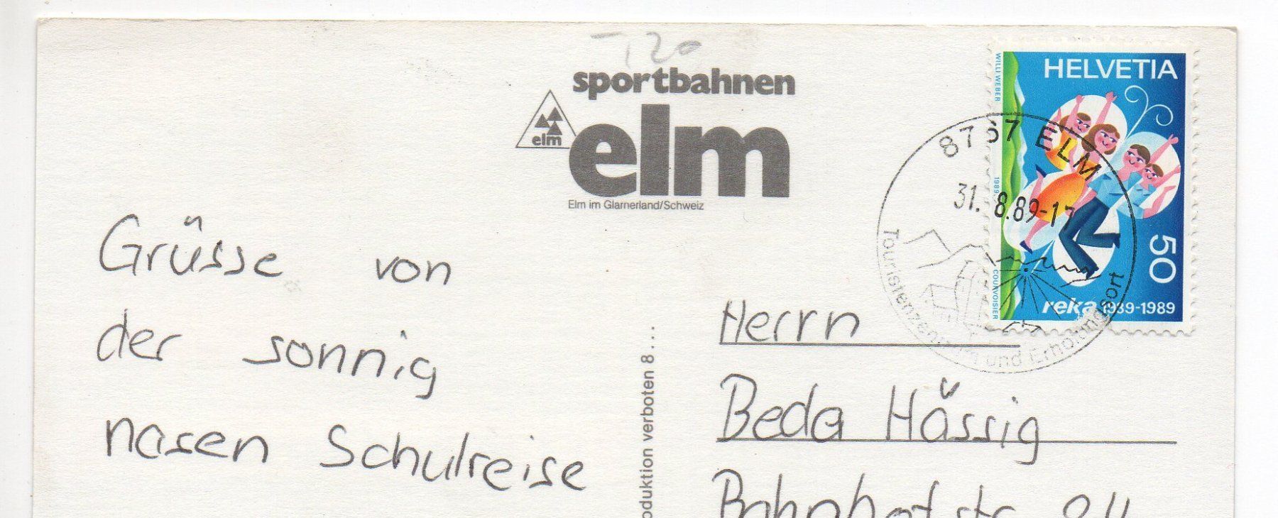 Cartoline postali: ELM im Glarnerland - Bus Sernftal – Usato da Jona venduto da philajona 1