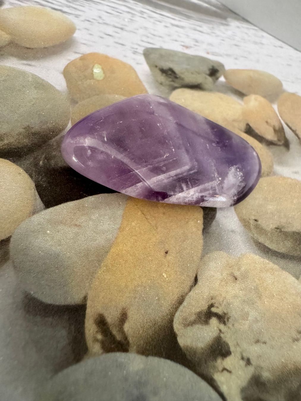 Pietre preziose: Amethyst-Chevron – Nuovo (secondo la descrizione) da Biberist venduto da Steine 1