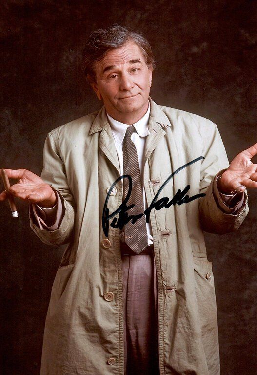 Autografi: Peter FALK Columbo / TOP AUTOGRAMM – Usato da Egg b. Zürich venduto da Dbunny