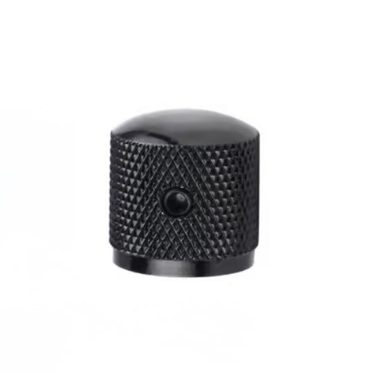 Componenti elettronici: Dome Knob Metall Schwarz Potentiometer Knopf – Nuovo e nell'imballaggio originale da Luzern venduto da MusikElektronikShop