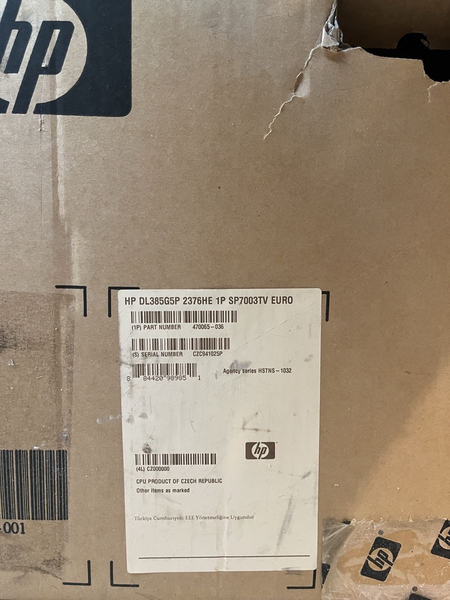 Hewlett Packard Server: 2x HP DL385G5P 2376HE Serveur – Nuovo e nell'imballaggio originale da Penthalaz venduto da salvodj 6