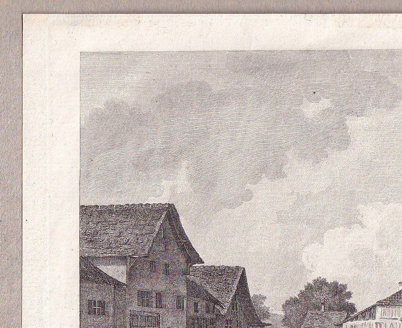 Incisioni: RICHTERSWIL, KUPFERSTICH 1788 – Usato da Grüningen venduto da Kartensammler 3