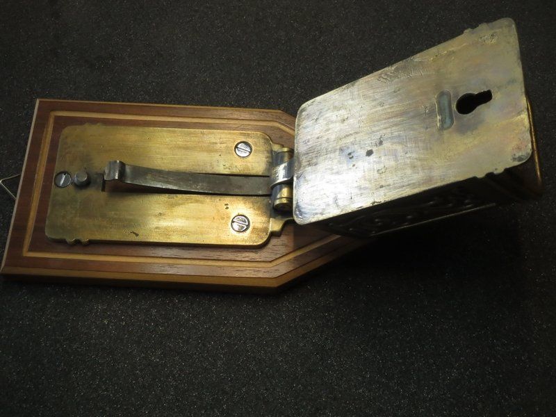 Aschenbecher: Antiker Bahn-Aschenbecher wahrscheinlich Jugendstil Messing – Gebraucht aus Olten von Maniac63 3