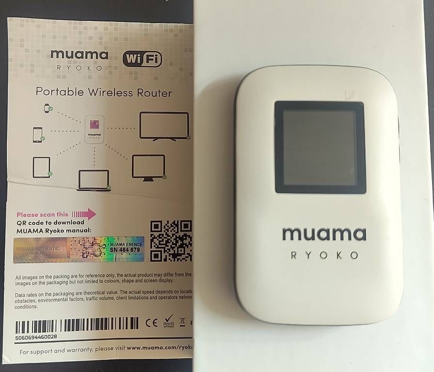 Muama Ryoko Modem & Router: Muama Ryoko mobiler 4G LTE Hotspot – Usato da Wohlen AG venduto da gnabbr
