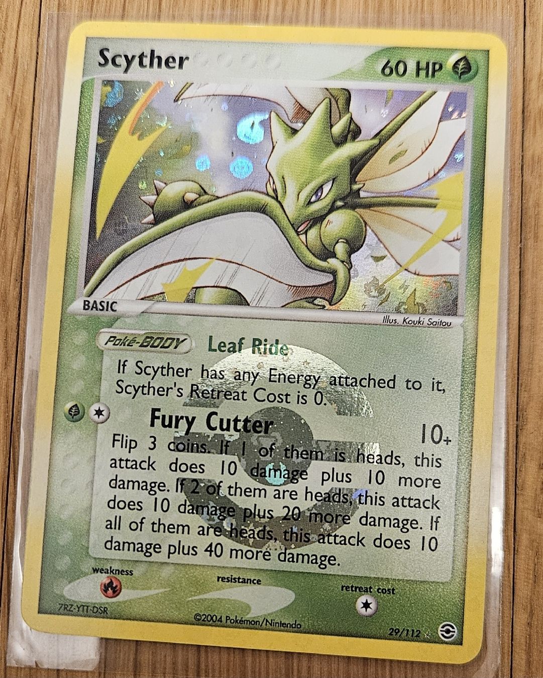 Pokémon Carte collezionabili: Scyther 29/112 Reverse Holo 2004 Fire Red & Leaf Green EN – Nuovo (secondo la descrizione) da Bern venduto da Ciprofloxacina