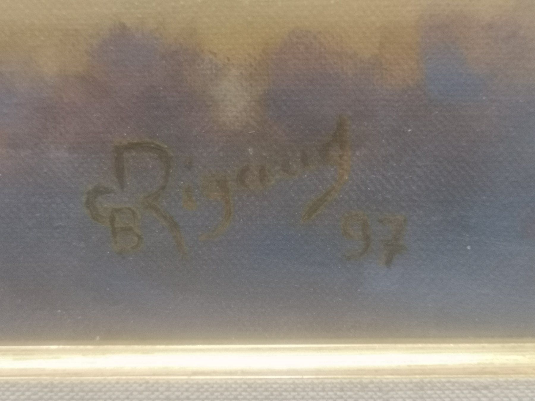 Gemälde: HUILE SUR TOILE SIGNÉE RIGAUD DATÉE 97 – Gebraucht aus Genève von Qanil77 2