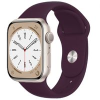 Silikon Armband für Apple Watch 42/44/45/49mm  - Kirsche