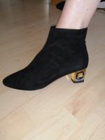Stiefeletten  aus echtem Wildleder