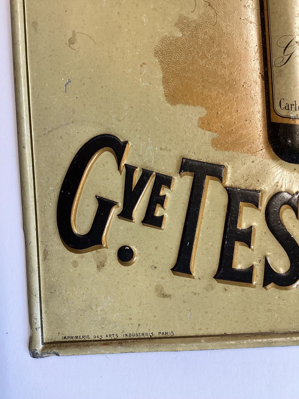 Schilder: Antikes Blechschild Tessier Fils – Gebraucht aus Eglisau von mar_5rn2 5