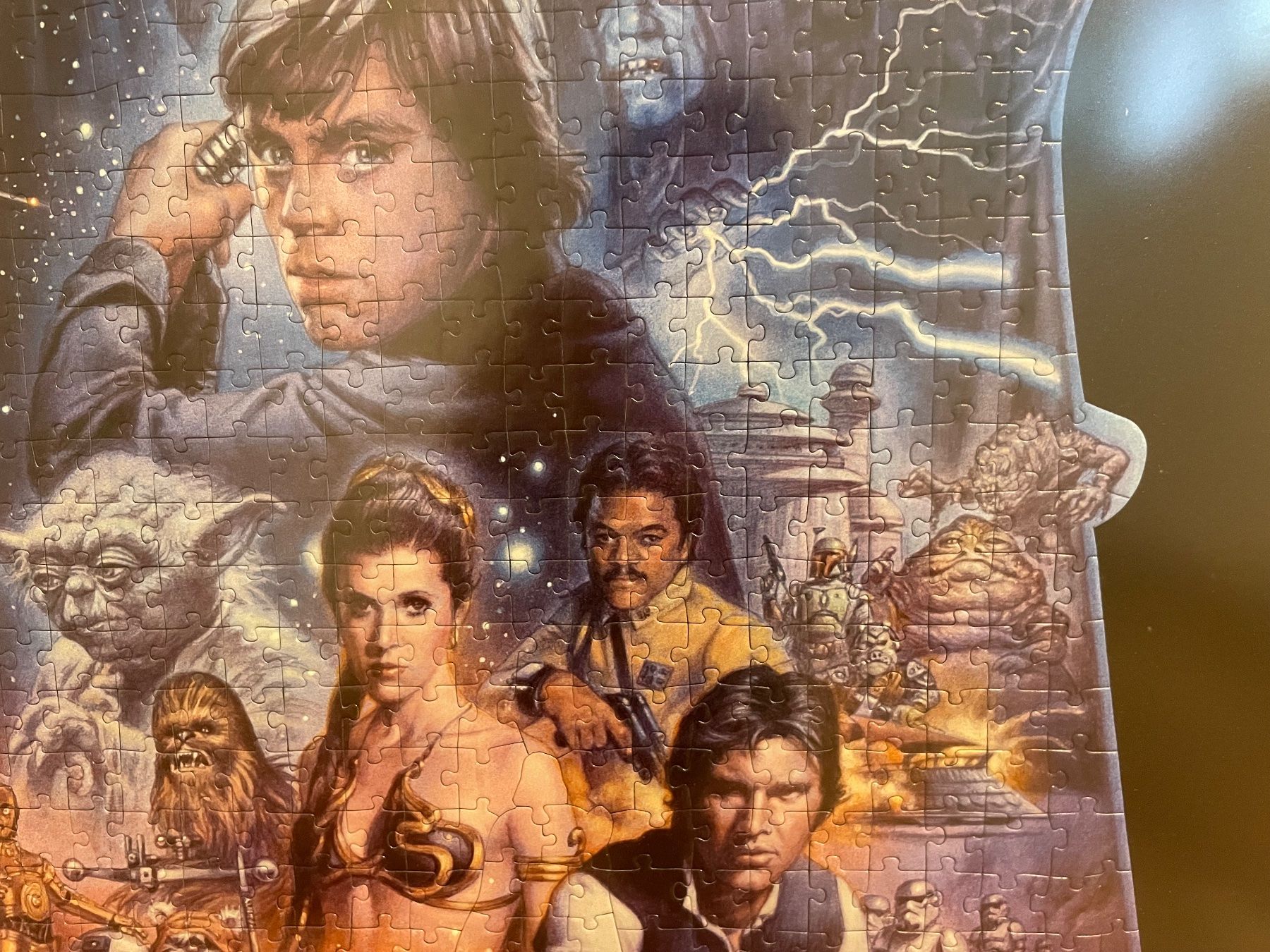 Ravensburger Puzzle: Ravensburger STAR WARS Darth Vader Form-Puzzle Gerahmt – Usato da Dietikon venduto da ambra-kamil 2