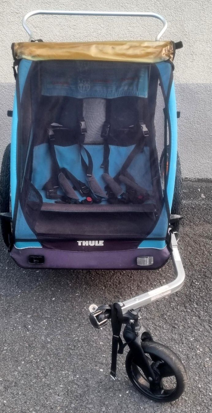 Thule Anhänger: Thule Coaster Xt 2-Seat Fahrradkinderwagen / remorque à vélo – Gebraucht aus Collonges von arashee 2