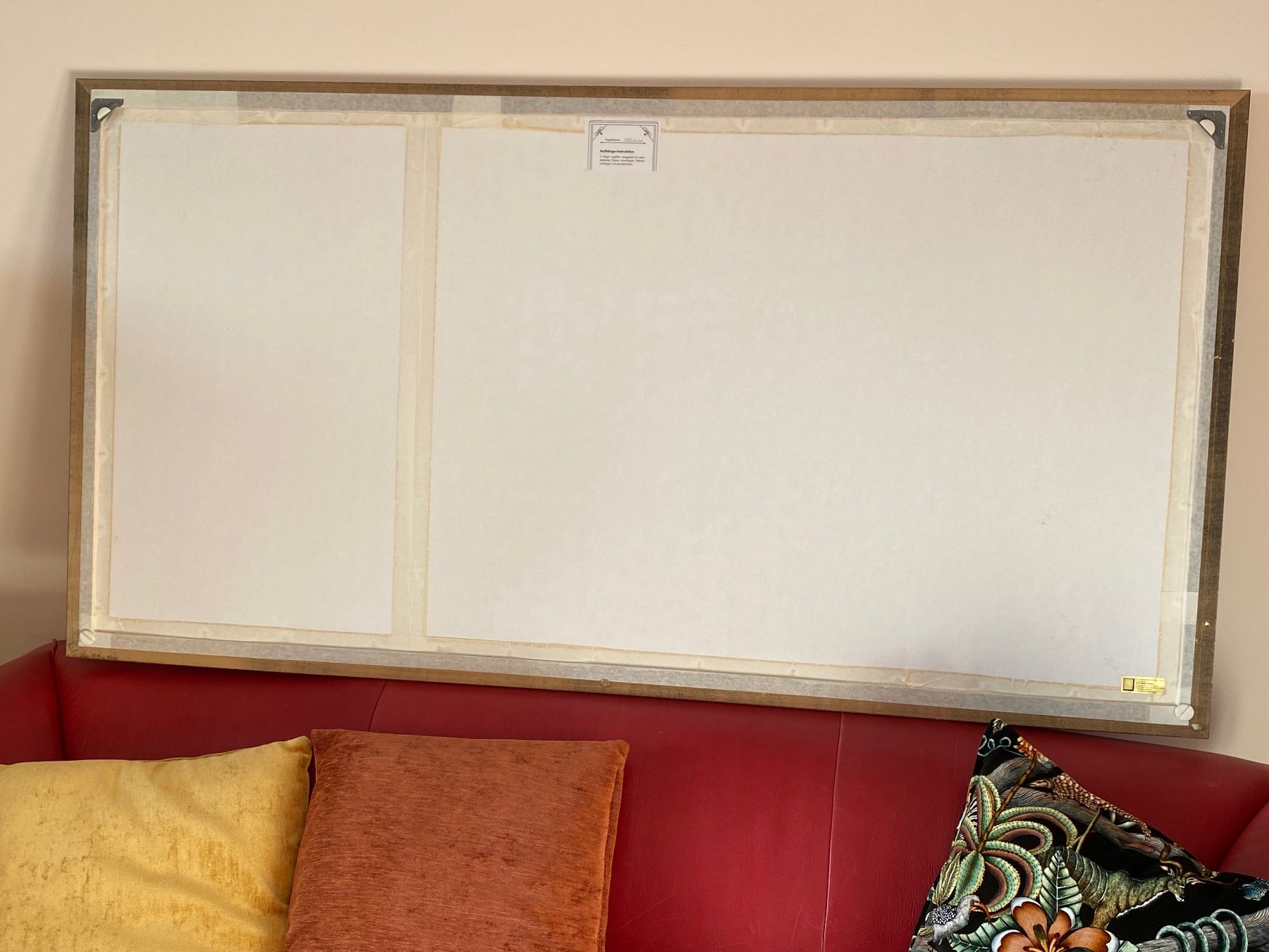 Gemälde: Tingatinga Bild, gross, farbenfroh und professionell gerahmt – Gebraucht aus Rütihof von Bashful 8