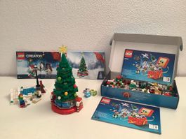 Lego Advent Winter 3 Sets 40107+40222+40338  🕯️ 🎅 🎄