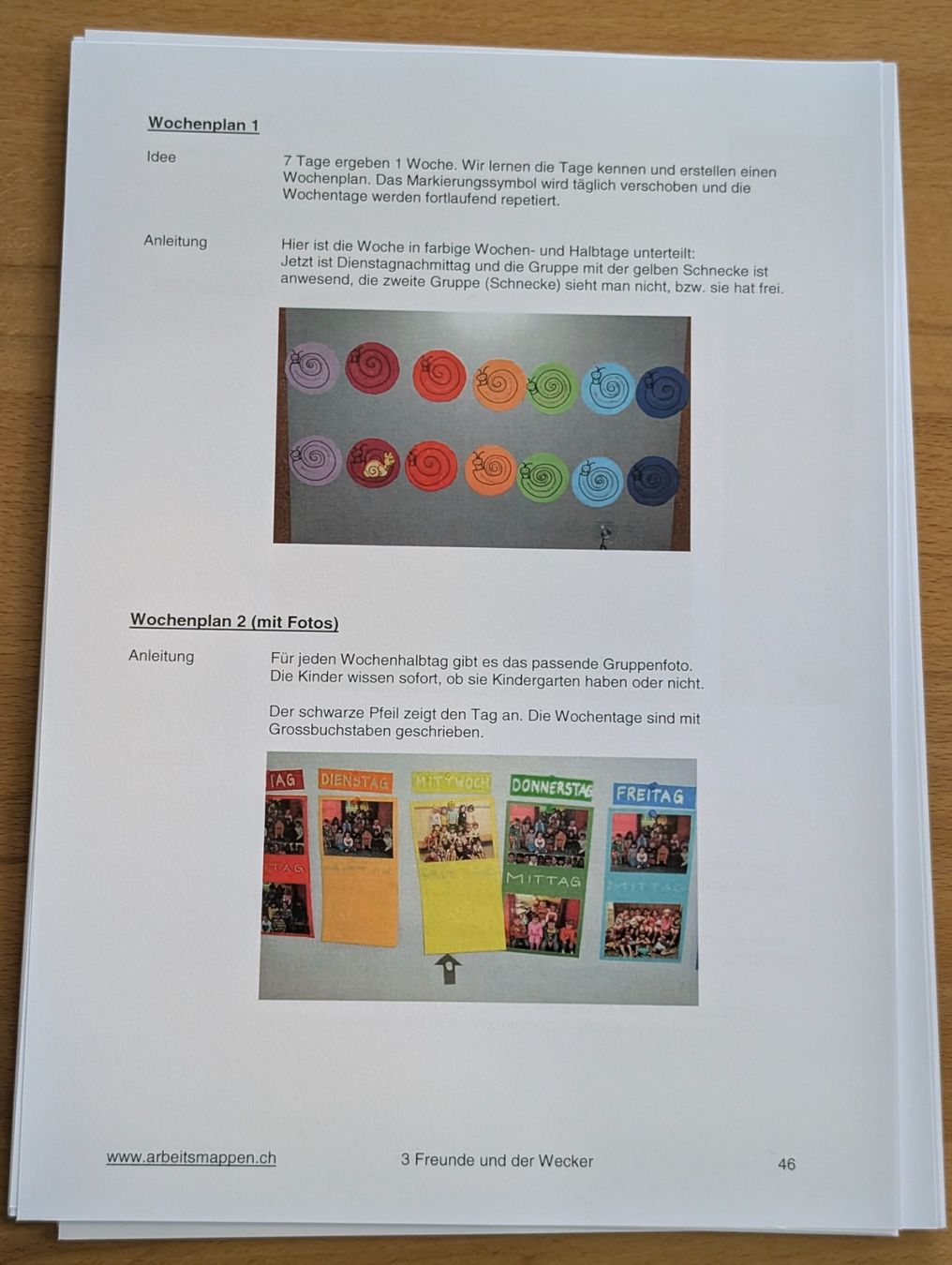 Revues & Magazines: Kindergartenarbeitsmappe: 3 Freunde und der Wecker – D'occasion à Weite par Nur63 4