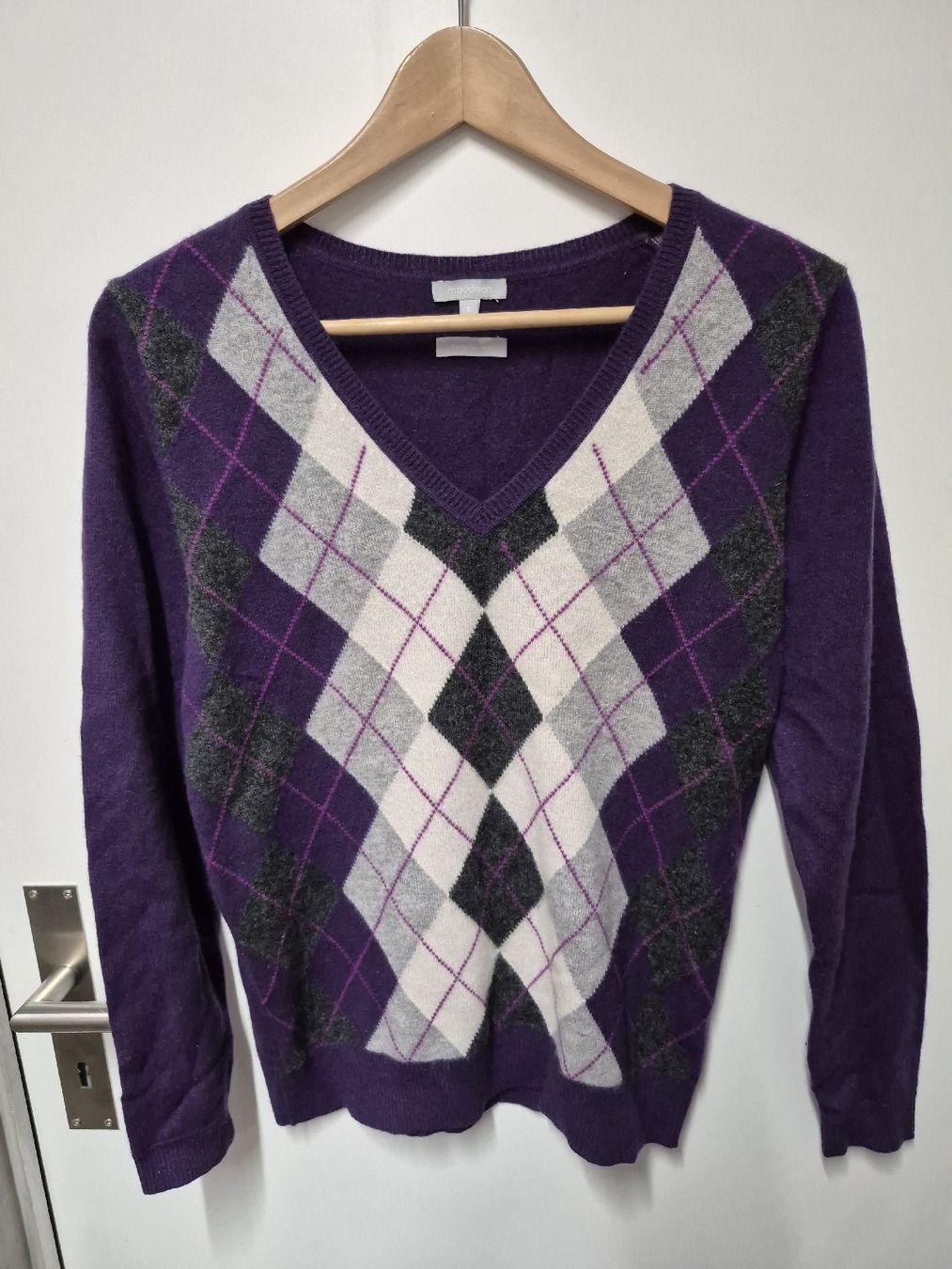 Maddison Maglioni & Felpe: Maddison Cashmere Pullover Gr.S Rautenmuster – Usato da Merligen venduto da muss_haben 2