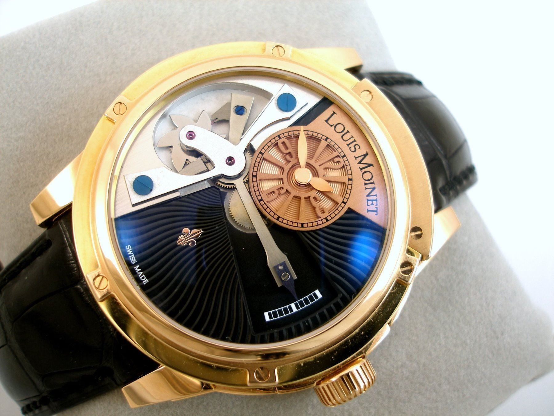 Orologi: LOUIS MOINET TEMPOGRAPH 18K REF. LM.13.65.51 AUTOMATIK NEUE – Nuovo (secondo la descrizione) da Zürich venduto da SWISSTIMEARTS-AG 2